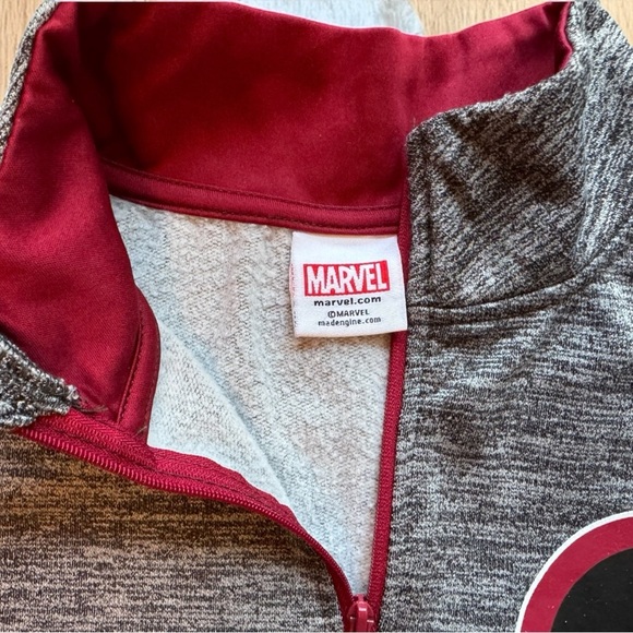 Marvel Deadpool Quarter-Zip Pullover - Size M - Picture 6 of 10